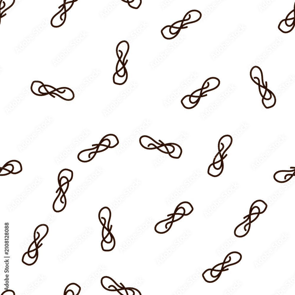 Fototapeta premium pattern paracord rope cartoon. lanyard rigging, rappel belay, splicing tensile paracord rope sign vector
