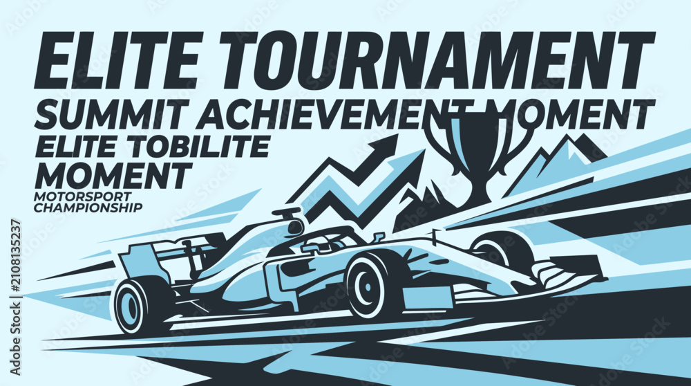 Obraz premium Elite Motorsports Championship Summit Achievement Trophy