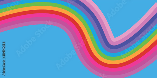 rainbow colors background colors, abstract colorful wave lines, rainbow wallpaper curve multicolor stripes, rainbow line art colors for graphic design, multi color modern line art style yellow blue