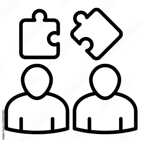 Misalignment Icon Element For Design