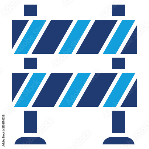 Obraz na plátne Obstacle Icon Element For Design