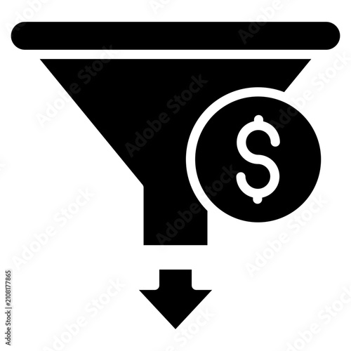 Bottleneck Icon Element For Design
