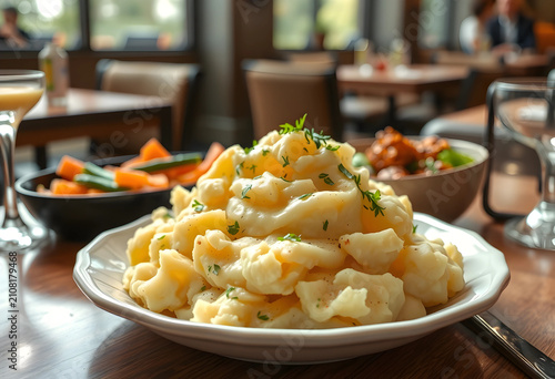 Creamy mashed potatoes with...
