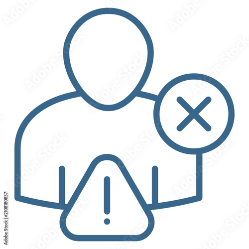 Fotografía Failure Icon Element For Design