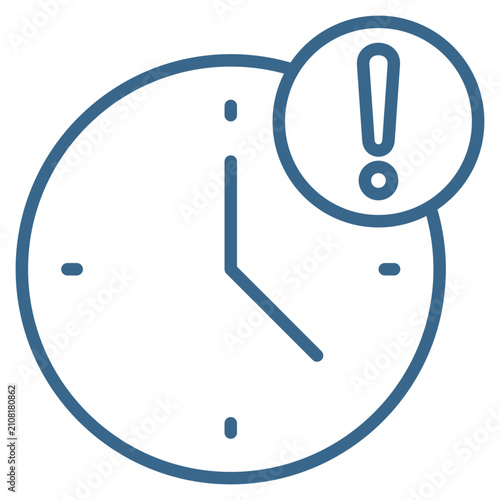 Delay Icon Element For Design