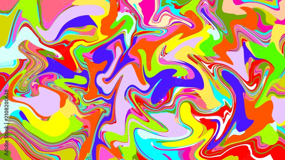 Obraz premium Colorful Abstract Liquid Marble Swirl Background with Vibrant Fluid Waves 