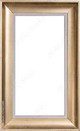 Old vintage picture frame on transparent background. wooden frame for the picture. PNG. square frame for pictures and photos