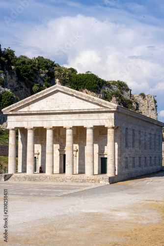 Obraz na płótnie Church of Saint George Corfu neoclassical architecture