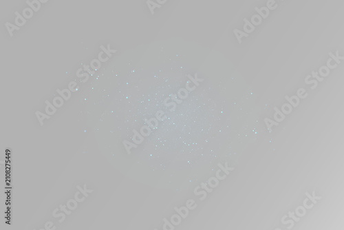 Floating blue sparkle dust with tiny shimmering glitter particles, overlay