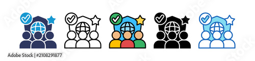 Foto Organizational Trust multiple icon