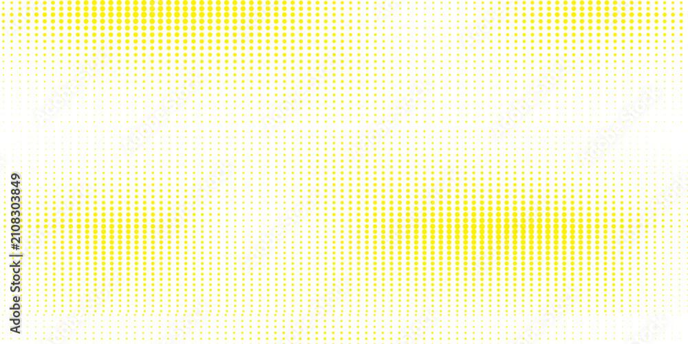 Fototapeta premium Abstract background vector.Grunge yellow halftone grain texture.
