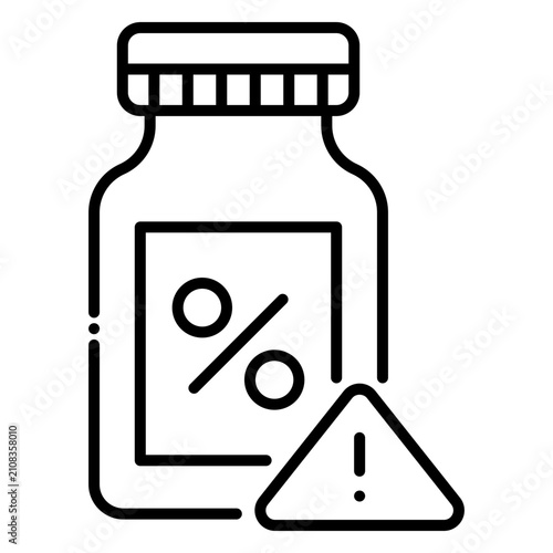 Medication Dosage Warning Icon