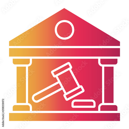 government Gradient icon