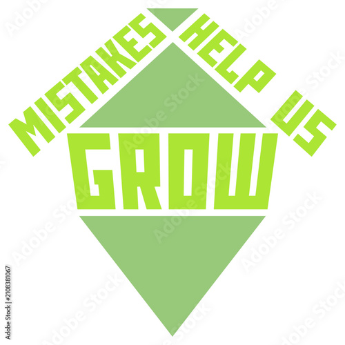 Obraz na płótnie Mistakes Help Us Grow – a honest, grounding reminder that every stumble is a step forward in disguise
