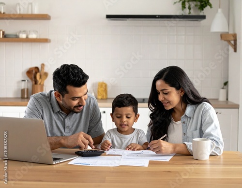 Family Financial Planning At Kitchen Table