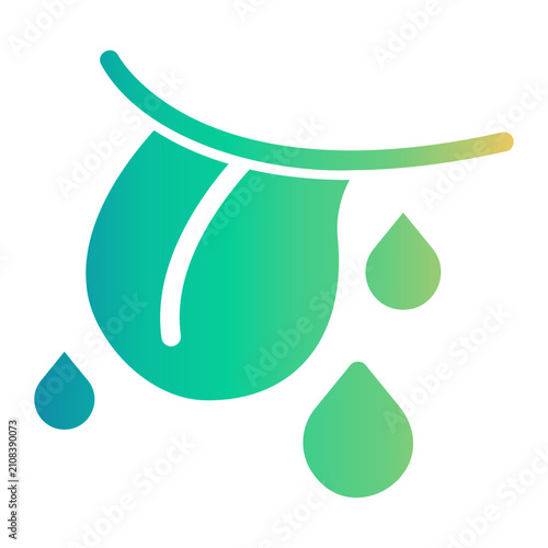 Canvas Print joking Gradient icon
