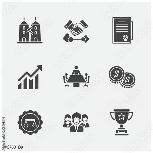 Business icons and symbols collection 3.