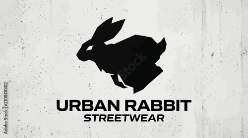 Urban Rabbit Streetwear Logo Design.