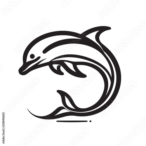 vector illustration of a fish