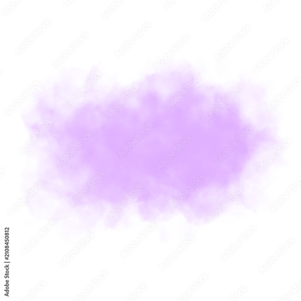 Fototapeta premium Soft Purple Watercolor Cloud Background