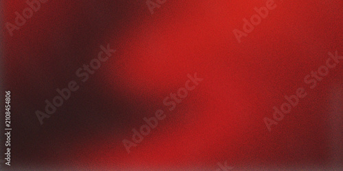 фотографія Abstract gradient background with noise and grain texture, red and dark colors,
