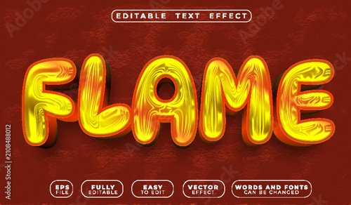 Canvas Print Flame Fire Blaze Inferno Burning Heat Ember Spark Typography Lettering Alphabet