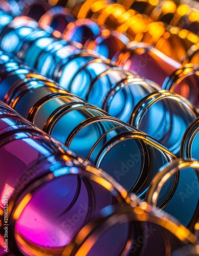 abstract background with colorful circles