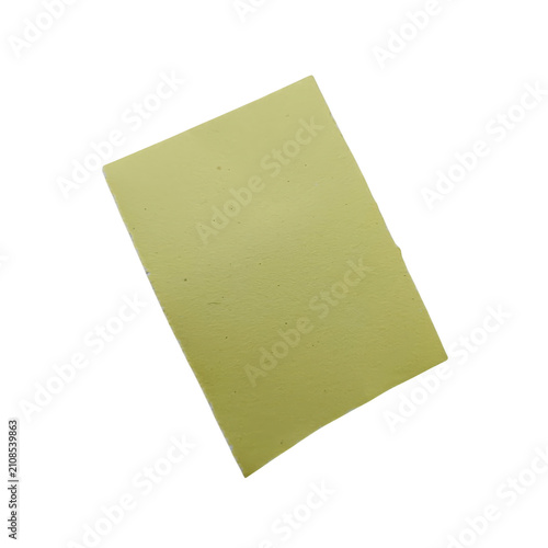 Yellow square icon isolated on white