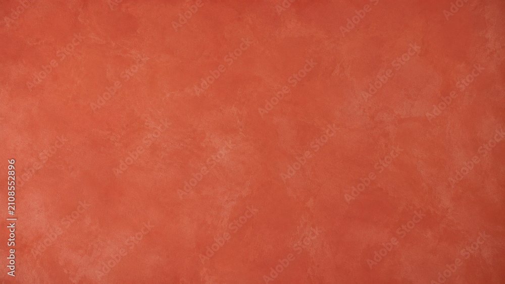 Fototapeta premium Full Frame Texture of Warm Terracotta Lime Wash Wall
