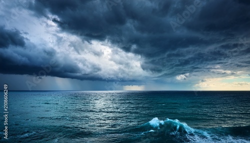 Storm Over The Sea