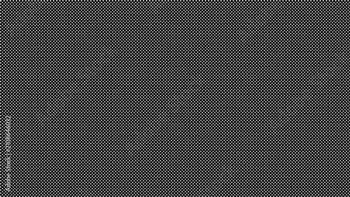 Regular white dot grid pattern on black background. Clean geometric vector texture suitable for backgrounds, overlays, and graphic design layouts.