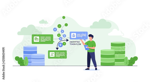 Digital Workflow Optimization Business Concept