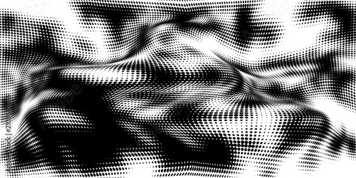 Obraz na plátne Jersey Design splash halftone grunge, mountain pattern background style, gradien