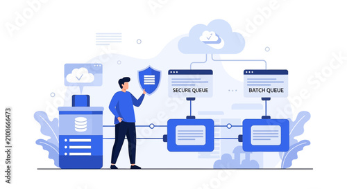 Cloud Computing Cybersecurity Data Security System