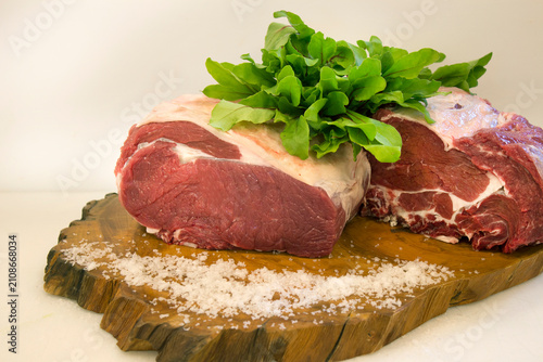Fototapeta Premium raw meat cuts.