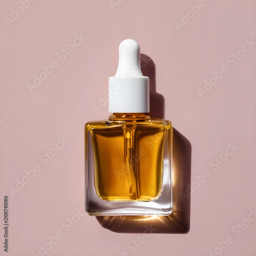 Square glass dropper bottle...