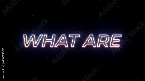  What Are Neon Sign Text with Classic Retro Theme