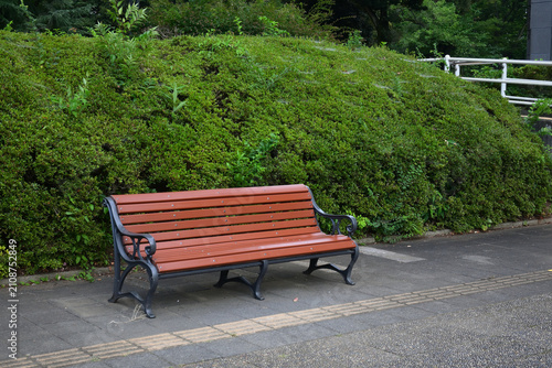 Foto 北浦和公園のベンチ
