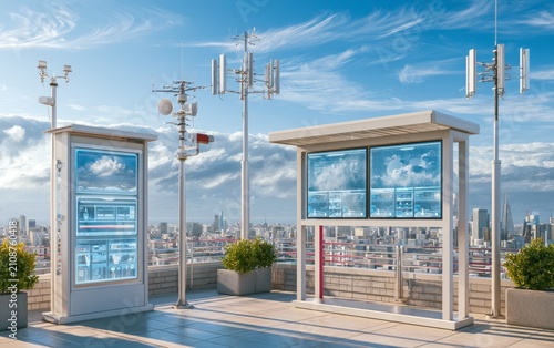 Modern Air Quality Monitoring Station for Urban Tracking Systems