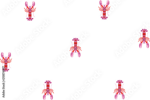 pink crab seamless pattern or crab background
Summer sea print.	
lobster seamless pattern. Sea, ocean, marine, summer beach repeat background. Tropical wallpaper, cute coastal print, wrap paper