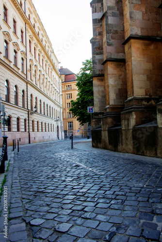 Canvas Print Streetscape in Old Town, Bratislava, Slovakia