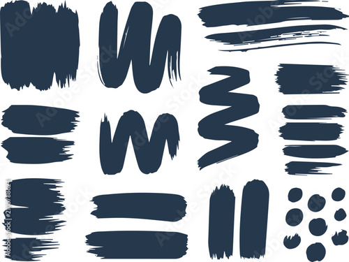 brushstroke abstract paint marks for posters packaging and art