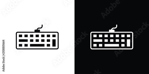 Tableau sur toile Keyboard icon editable design collection. EPS10