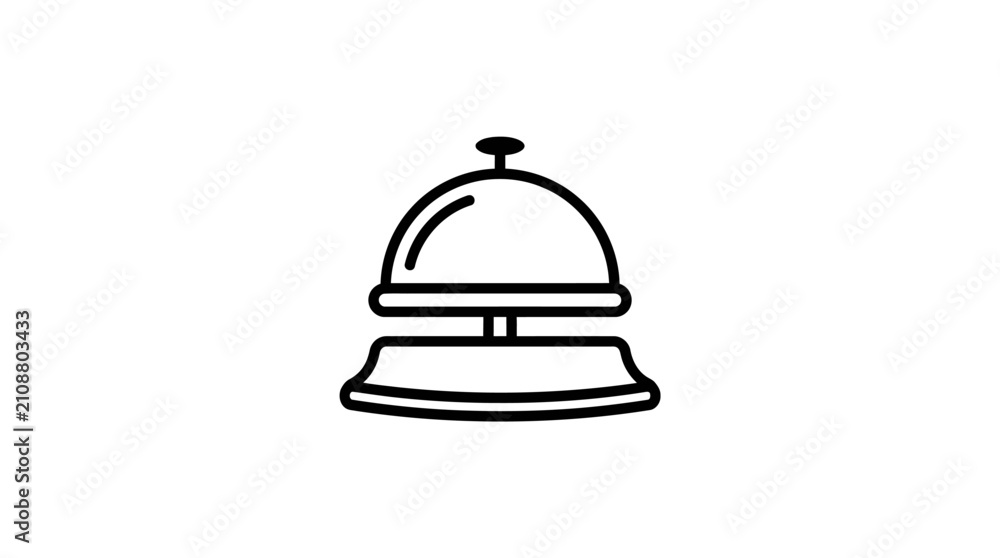 Fototapeta premium Service bell icon
