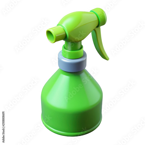 3D render spray bottle graphic