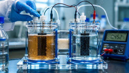 Dual Chamber Microbial Fuel Cell Experiment