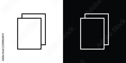 Fotografía Duplicate icon minimal symbol collection