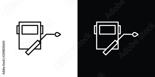 Foto Welding icon minimal symbol collection