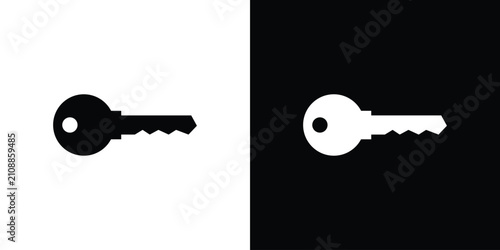 key icon outline pictogram series