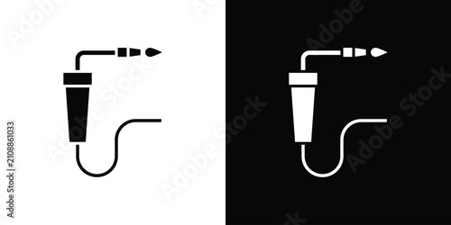 Quadro su tela Welding icon outline pictogram series